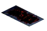 Roadblock - laser damage pavement 01