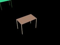 Table for kitchen or dinig room 3D Model