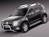 Dacia Duster 2014 Offroad 3D Model