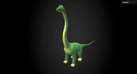 Cartoon Diplodocus Dinosaur