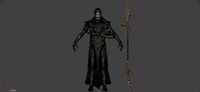 Corvus Glaive Rigged 3d model from Avengers Infinity War