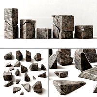 Stone splinters  decor