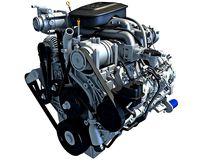 Duramax Diesel V8 Turbo Engine