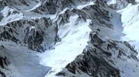 snow mountain Terrain 3D model