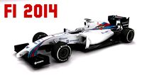 F1 2014 Williams FW36 3D Model