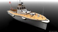 Japanese 11m 60Hp motor boat