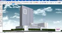 Sketchup office building G7