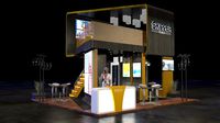 6mx7m 42 sqmtrs with 3d people mezzanine
