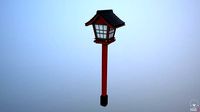 Red japanese lantern