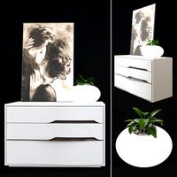 Chest of Venera from Tomasella factory and Azzardo Flora lamp