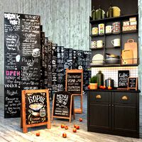Set for creating slate surfaces with images of chalk 2