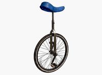 Low Poly PBR Unicycle