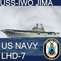 US Navy LHD-7 Iwo Jima Multipurpose Amphibious Assault Ship