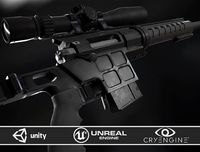 DVL-10 M2 URBANA and March Tactical 3-24x42 FFP