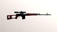 Rifle SVD Dragunov 3D Model