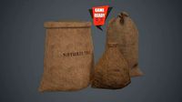 SACKS OLD Game Ready Lowpoly