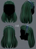 3D Hair style for girl V40