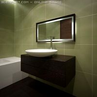 Bathroom Set 1 3D Model