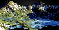Melting Mountain Lake - World Machine