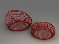 Download free WireSeat 3D Model