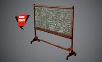 CHALKBOARD Game Ready Low Poly