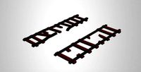Low Poly Train Rails