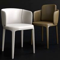 CHAISE CLASSIQUE  TAPISSEE  AVEC ACCOUDOIRS  3d model