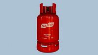 Gas Cylinder Red
