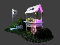 Flower car dessert car