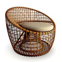 Nest Rattan Armchair Cane-Line