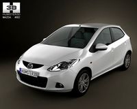 Mazda 2 5 doors 3D Model
