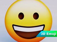 Grinning Face 3D Emoji