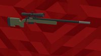 Low-Poly M40A5 Bolt Action Sniper Rifle
