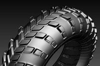 High poly tyre