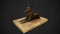 Anubis jackal statue
