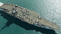 US Navy USS Enterprise CVN-65 nuclear powered aircraft carrier