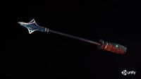 Flanged mace