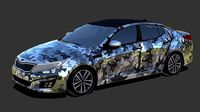 Kia Optima Camo Skin 3D Model