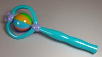 Baby rattle bean bag maraca