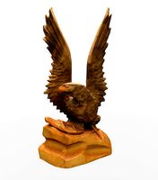 Eagle statuette 3D scan