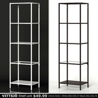 VITTSJO Shelf unit narrow