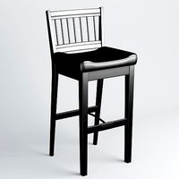 Tall Chair Low Poly