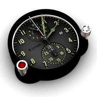 Aircraft clock | 3D