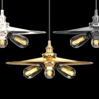FACTORY FILAMENT METAL TRIPLE PENDANT