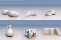 Art accessories stone 3D Model