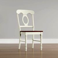 Home Palmer Linen and Bronze Dining Chair Brown