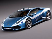 Lamborghini Huracan 2015 Italian Police Car