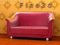 01Multiplayer sofa001 3D Model