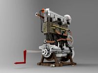 Engine Fiat S76 Beast of Turin
