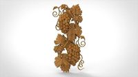 Bunch of grapes 3d stl models for artcam and aspire